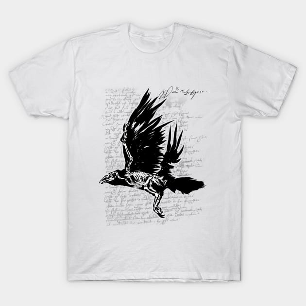 Shakespeare crow T-Shirt by Kelimok